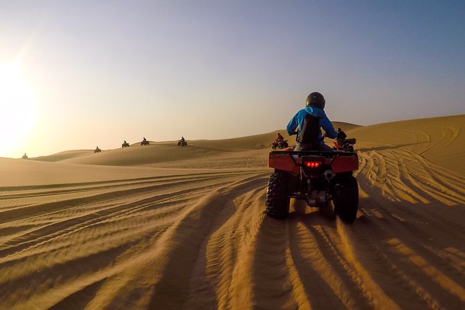 2hr COMBO - 1hr Lie-down Sandboarding and 1hr Quad Bike ride - Price, group size, and how to judge value here