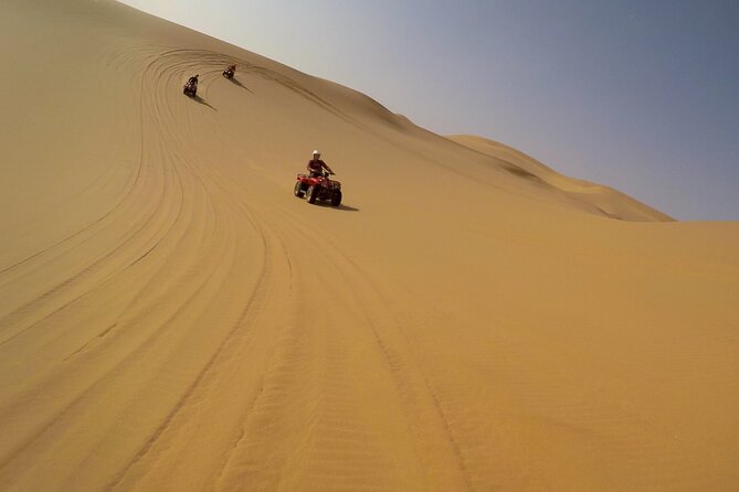 2hr COMBO - 1hr Lie-down Sandboarding and 1hr Quad Bike ride - What makes the instruction and safety feel worth it