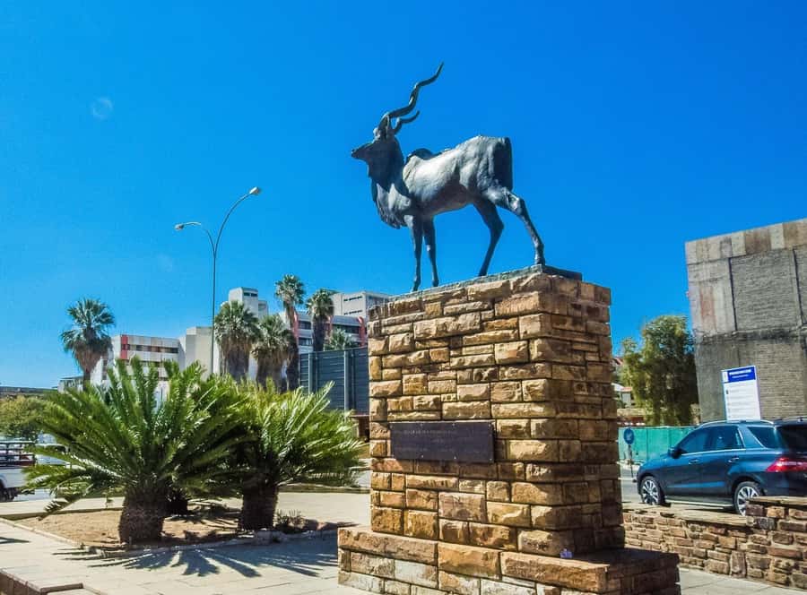 City Tour of Windhoek Namibia - Independence Avenue and the City-Walk Reality Check