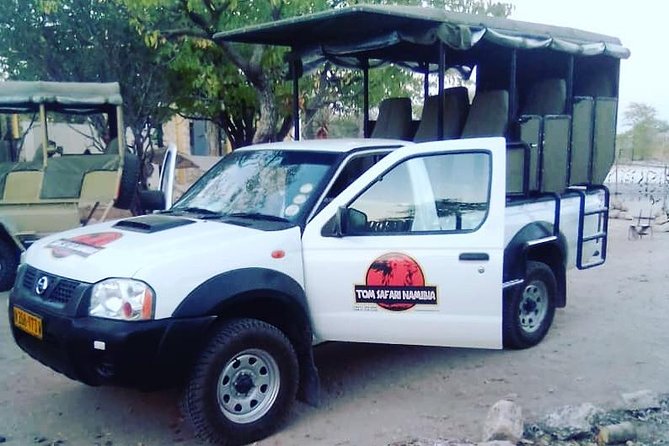 ETOSHA PARK SAFARI with local guides in 9-seater 4x4s - Etosha Pan first, because time matters in Namibia