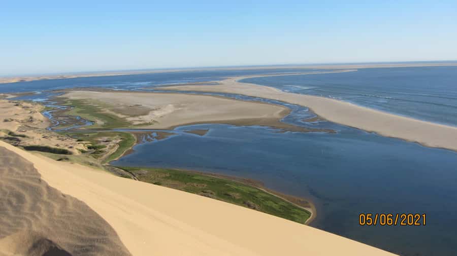 From Walvis Bay: Sandwich Harbour World Heritage Site - The 4x4 dune drive: comfortable seats, serious control