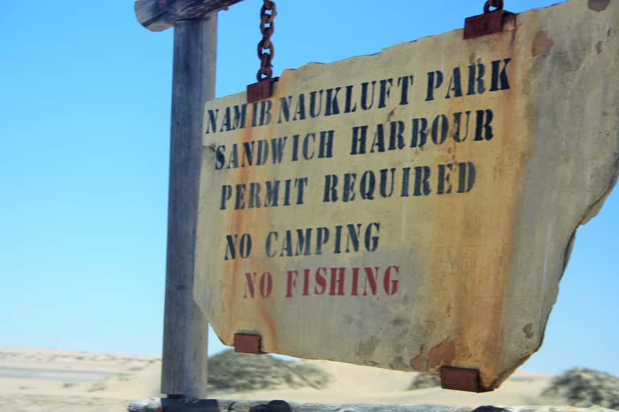 Self-Drive Guided Tour to Sandwich Harbour - Walvis Bay Lagoon and salt refinery stops, before the dunes take over