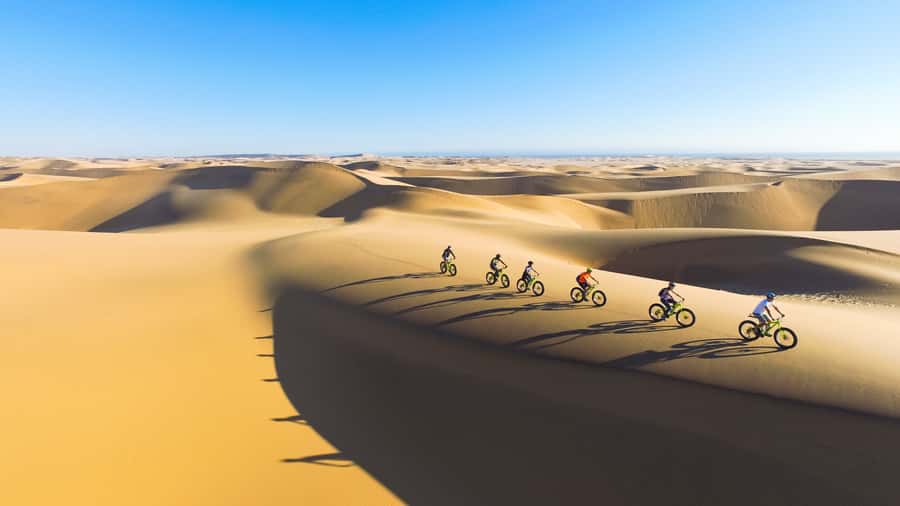 Swakopmund: Scenic Desert Bike Tour - Climbing the dunes: why the uphill feels doable