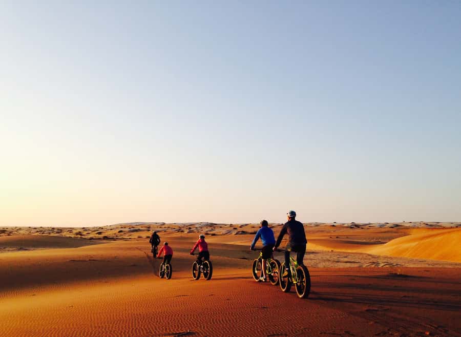 Swakopmund: Scenic Desert Bike Tour - Dry Swakop riverbed riding: the calm before the sand