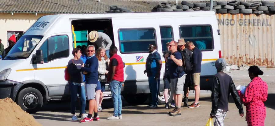 Walvis Bay: Mondesa Township Tour - The open market and learning Damara click language the right way
