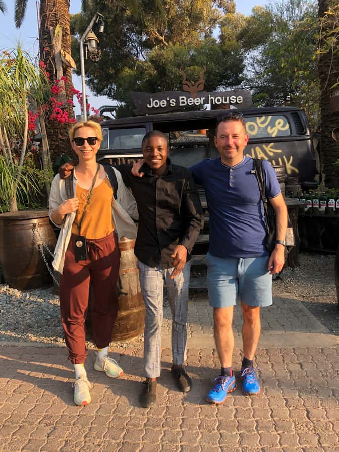 Windhoek: City & Township tour. Vehicle, guide, kapana - Parliament Gardens and Christuskirche, a short walk with big context