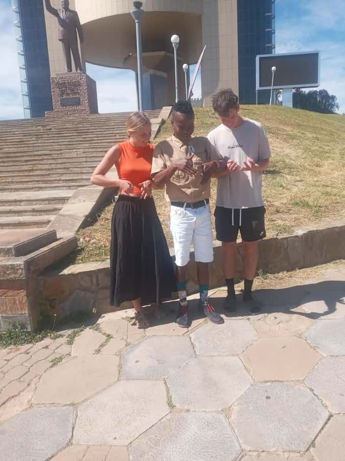 Windhoek: Katutura Township and City Walking Tour - German architecture in Windhoek: Christuskirche and Tintenpalast up close