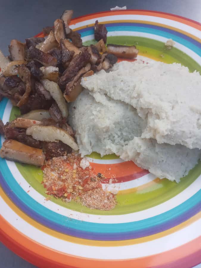 Windhoek: Katutura Township and City Walking Tour - Pepata Traditional Food Restaurant: trying omahangu porridge the local way